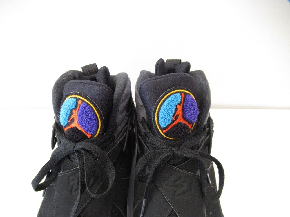 NIKE AIR JORDAN 8 RETRO BLACK/TRUE RED-FLINT GREY-BRIGHT CONCORD