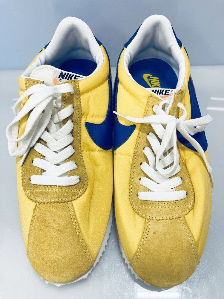 ※観賞用※ナイキ NIKE CORTEZ 2 MEDUIM YELLOW/ROYAL BLUE コルテッツ 2 ミディアムイエロー/ロイヤルブルー  ナイロン 黄 青 イエロー ブルー シューズ 902024-741 メンズ靴 スニーカー イエロー 27.5cm 101-shoes197