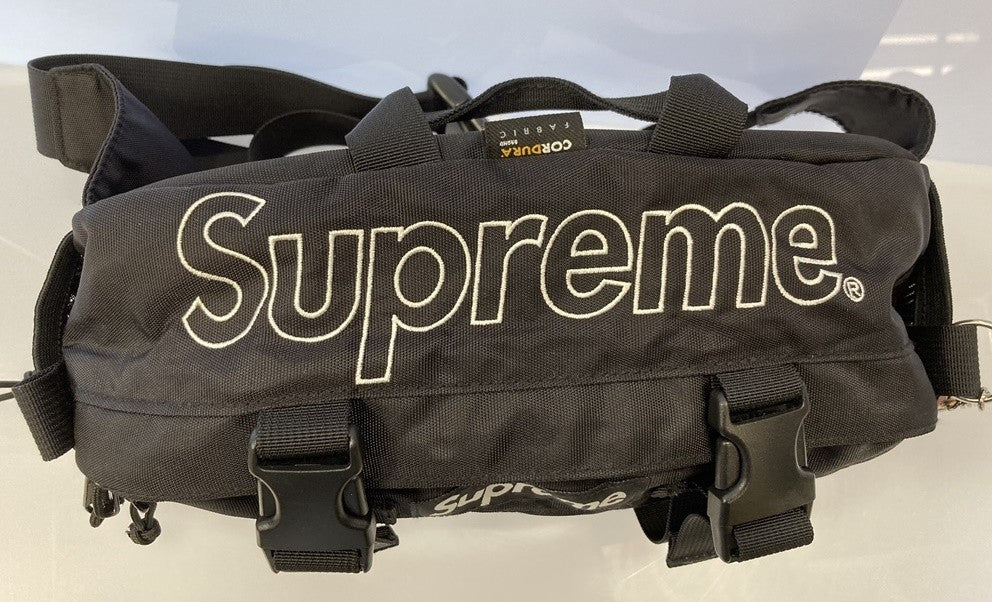 Supreme Waist Bag Black 黒 シュプリーム　19fw