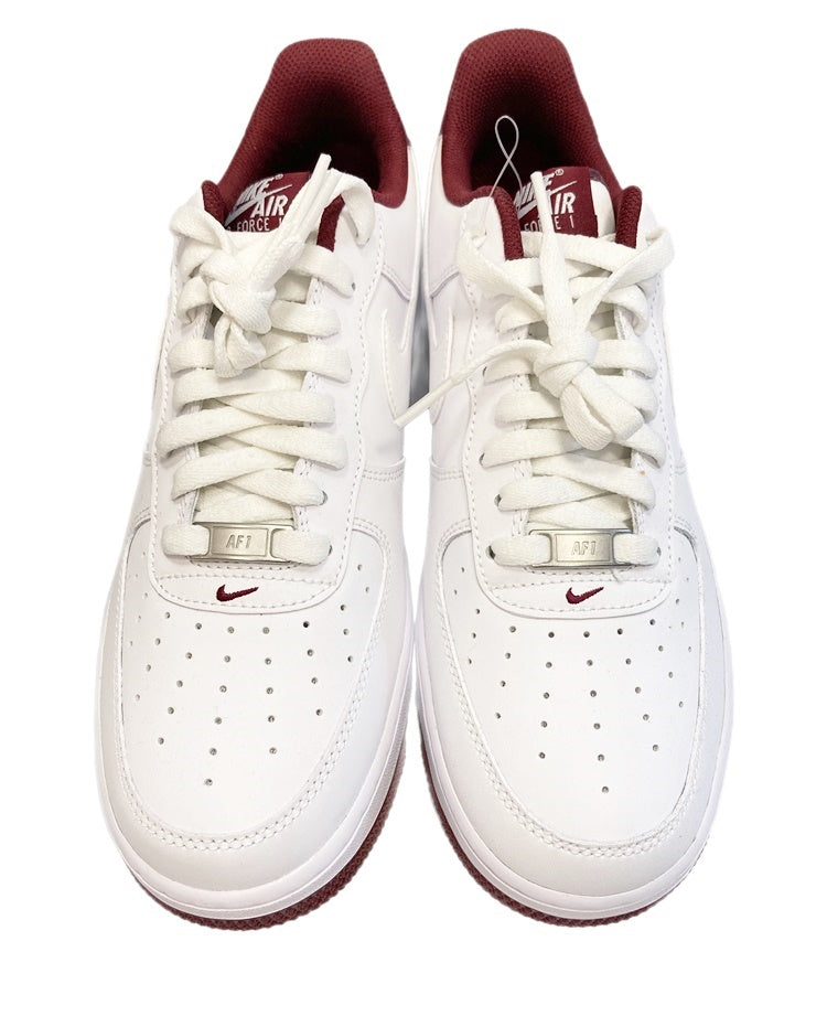 ナイキ NIKE AIR FORCE 1 07 WHITE/DARK BEETROOT エア フォース 白 シューズ DH7561-106 メンズ靴  スニーカー ホワイト 27cm 101-shoes1313