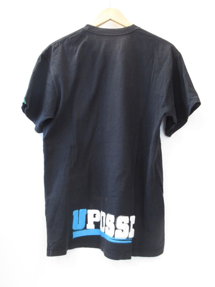 UNDERCOVER アンダーカバー UPOSSE T-SHIRT 02年SS haze期 クマ プリント Tシャツ コットン ブラック メンズ  サイズL 古着通販のドンドンサガール