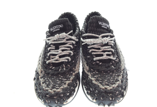 ヴァレンティノ VALENTINO  クロシェスニーカー ローカットスニーカー TVE41YO メンズ靴 スニーカー ブラック 42 26cm 103S-1295