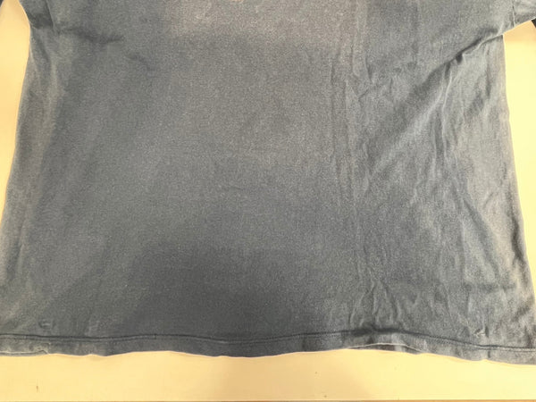 パタゴニア PATAGONIA 90's 90年代 Beneficial タグ クラシックカー 両面プリント  USA製 アメリカ製 青 vintage ヴィンテージ XL Tシャツ ブルー LLサイズ 101MT-4722