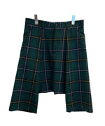 コムデギャルソン COMME des GARCONS HOMME PLUS オムプリュス 14AW クロップド サルエルパンツ 緑 PN-P079 ハーフパンツ グリーン SSサイズ XS 101MB-741