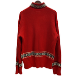 【曜日割引対象外】 グルービンハイ The GROOVIN HIGH ニット セーター レッド 2XLサイズ 201MT-4644 VB