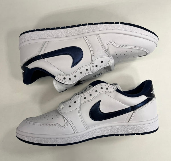ジョーダン JORDAN Nike Air Jordan 1 Low '85 Metallic Blue 2024 ナイキ エアジョーダン1 ロー '85 メタリックブルー FB9933-141 メンズ靴 スニーカー ホワイト 27cm 101sh-2124