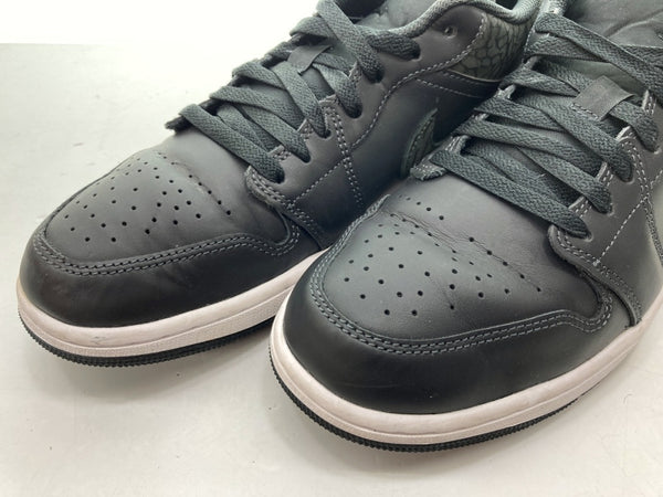 ナイキ NIKE 23年製 AIR JORDAN 1 LOW SE BLACK ELEPHANT エア ジョーダン ロー ブラック エレファント AJ1 白 黒 FB9907-001 メンズ靴 スニーカー ブラック 28cm 104S-646