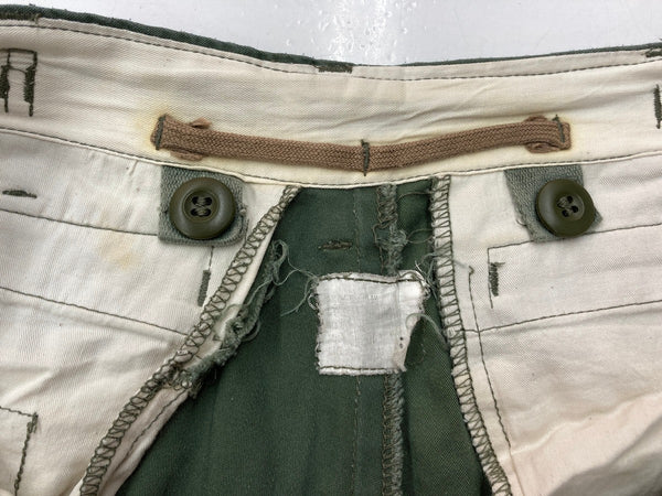 ミリタリー Military 70s 70年代 U.S.ARMY M-65 フィールドパンツ TALON ZIP アメリカ軍 Vintage ヴィンテージ 緑 無地 カーゴパンツ カーキ 104MB-201