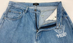 ハフ HUF LOOSIES WASHED DENIM PANT ルーズ ウォッシュ デニム パンツ 青 プリント デニム ブルー サイズ 32 104MB-324