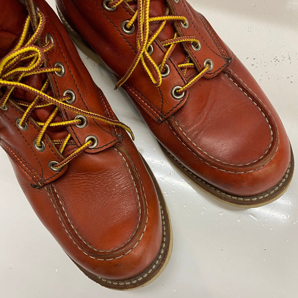 【曜日割引対象外】 レッドウィング RED WING 6-inch Classic Moc USA製 8875 メンズ靴 ブーツ ワーク ブラウン 25.5cmサイズ 201-shoes1502 VB