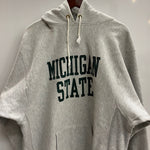 【曜日割引対象外】 チャンピオン Champion 90's USA製 reverse weave カレッジ パーカ グレー XXLサイズ 201MT-4652 VB