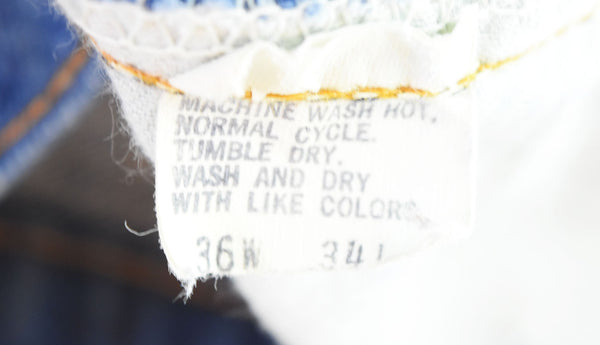 リーバイス LEVI'S USA製 80's 505-0217 ストレートデニムパンツ 青 505-0217 デニム ブルー 36 103MB-404