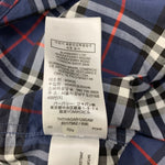 バーバリー Burberry ノバチェック シャツ 現行 長袖シャツ ブルー Lサイズ 201MT-4215
