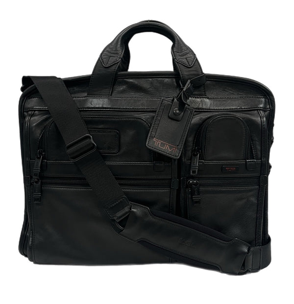 トゥミ TUMI インターナショナル・オーガナイザー・ブリーフ  レザー バッグ メンズバッグ ビジネスバッグ・ブリーフケース ブラック 101bag-207