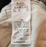 ブラームスルーツストック blurhms ROOTSTOCK Selvage Denim Pants セルビッジ デニムパンツ 黒 BROOTS23S11 デニム ブラック 3 103MB-295