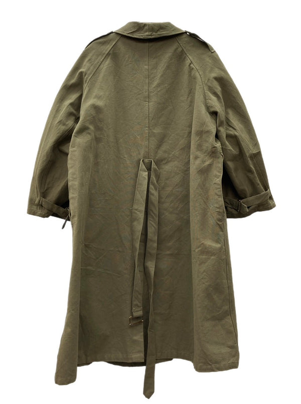 ミリタリー Military Item フランス軍 M35 モーターサイクルコート FRENCH ARMY M-35 MOTOR CYCLE COAT サイズ 2 コート 無地 カーキ 104MT-1045