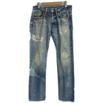 ヒステリックグラマー HYSTERIC GLAMOUR スタッズ デニム ブルー 201MB-1016