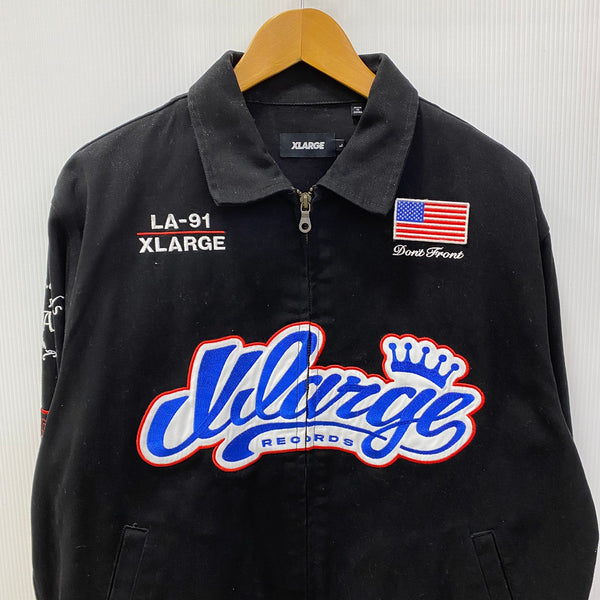 エクストララージ XLARGE RECORDS WORK JACKET 101231021002 ジャケット ブラック Lサイズ 201MT-2868