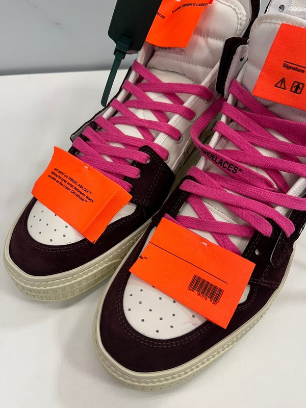 オフホワイト Off-White 3.0 OFF COURT SUPREME SUEDE BURGUNDY メンズ靴 スニーカー ワインレッド EU42 101sh-2155