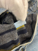 リー Lee 90s 90's STORM RIDER 60s復刻 裏地ブランケット デニムジャケット トラッカージャケット インディゴ 青 ヴィンテージ ジャケット ブルー Mサイズ 101MT-5130