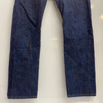 【曜日割引対象外】 ダブルアールエル RRL LOW STRAIGHT ONCE WASHED JEAN USA製 セルビッチ R144RB03 デニム ブルー 29×30サイズ 201MB-926 VB