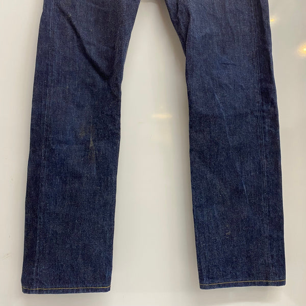 【曜日割引対象外】 ダブルアールエル RRL LOW STRAIGHT ONCE WASHED JEAN USA製 セルビッチ R144RB03 デニム ブルー 29×30サイズ 201MB-926 VB