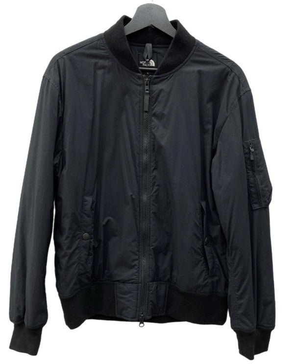 ザノースフェイス THE NORTH FACE ゴールドウィン ウィメンズ トランジット ボンバージャケット ブルゾン アウター 中綿 ジップアップ ベトナム製 BLACK 黒 NYW81965 ジャケット ブラック Lサイズ 104LT-230