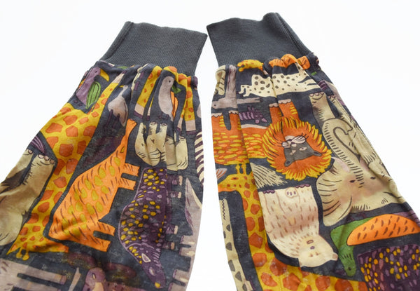 ディオール Dior 90'S 総柄 シャツ アニマル柄 Christian Dior SPORTS スポーツ ハーフボタン ラガーシャツ ポロシャツ 長袖シャツ マルチカラー Lサイズ 103LT-139