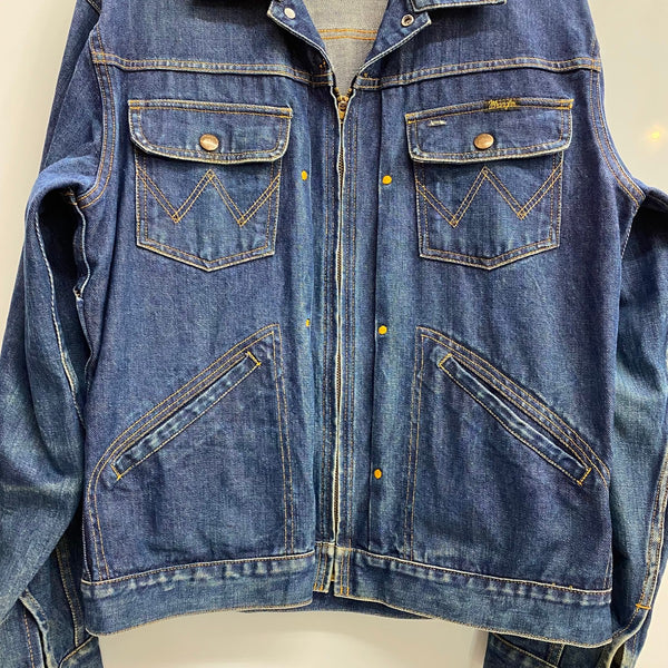 【曜日割引対象外】 ラングラー Wrangler 90's日本製 復刻 24MJZ ジャケット ブルー Lサイズ 201MT-4710 VB