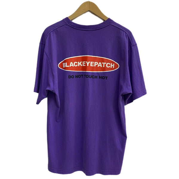 ブラックアイパッチ BlackEyePatch センターロゴ Tシャツ パープル Mサイズ 201MT-4509