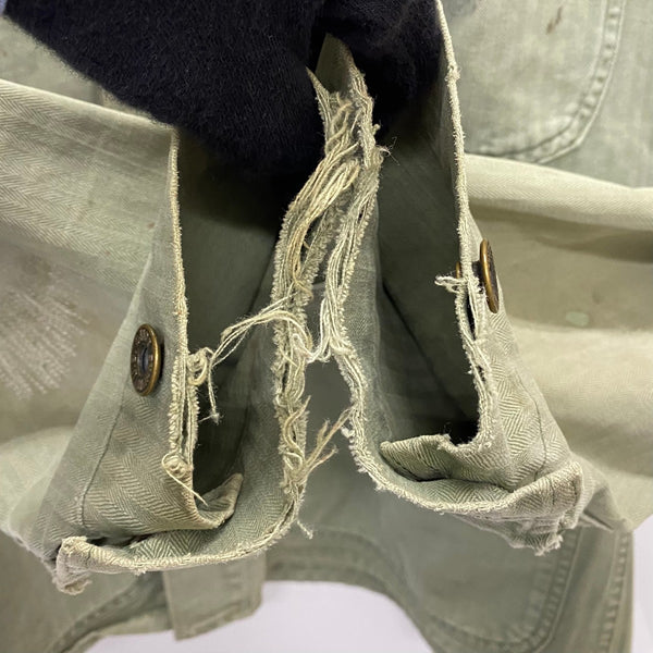 【曜日割引対象外】 ヴィンテージ vintage 40's USMC P-47 HBT ジャケット カーキ 201MT-3744 VB