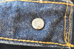 リーバイス LEVI'S 70s 73年11月製 501 66前期 ボタン裏6 赤耳 Denim Jeans デニムパンツ 濃紺 デニム ブルー 103MB-321