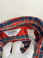 ファイブブラザー FIVE BROTHER 70s～ Vintage ヴィンテージ ネルシャツ チェックシャツ  US古着 赤系 3061-PL6 長袖シャツ レッド Lサイズ 101MT-4094