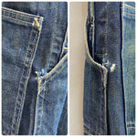 【曜日割引対象外】 リーバイス Levi's LVC Lot 66 Bib Overall Customaize 1912復刻 デニム ブルー W34 L32サイズ 201MB-1215 VB