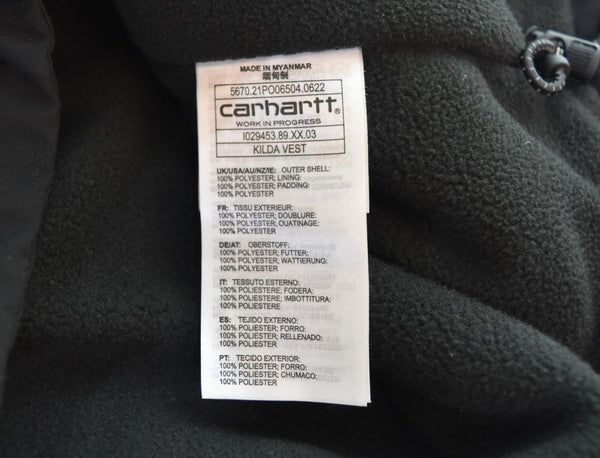 カーハート Carhartt KILDA VEST キルダ ベストフリース裏地 アウトドア フィッシング  ベスト ブラック Lサイズ 103MT-2510