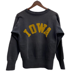 【曜日割引対象外】 ヴィンテージ vintage 60's チャンピオン Champion 大文字ランタグ 前期 フロッキープリント Sサイズ スウェット ブラック 201MT-3580 VB