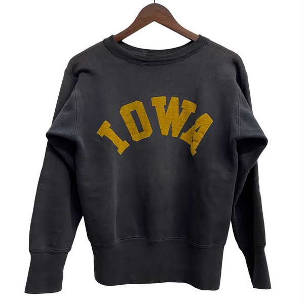 【曜日割引対象外】 ヴィンテージ vintage 60's チャンピオン Champion 大文字ランタグ 前期 フロッキープリント Sサイズ スウェット ブラック 201MT-3580 VB