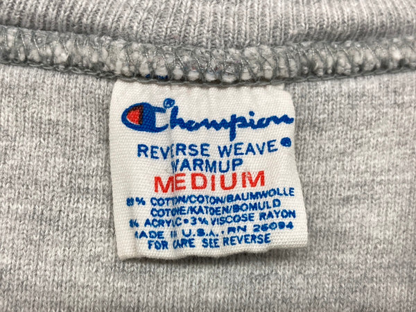 チャンピオン Champion 80's 80年代 REVERSE WEAVE リバースウィーブ ダブルフェイス トリコタグ ヴィンテージ 目付き スウェット 刺繍 グレー Mサイズ 104MT-1029