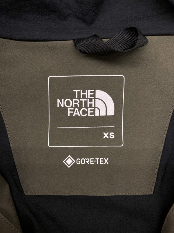 ザノースフェイス THE NORTH FACE Mountain Jacket マウンテン ジャケット GORE-TEX ゴア テックス アウター 緑 黒 NP61800 ジャケット ロゴ カーキ XSサイズ 104MT-691