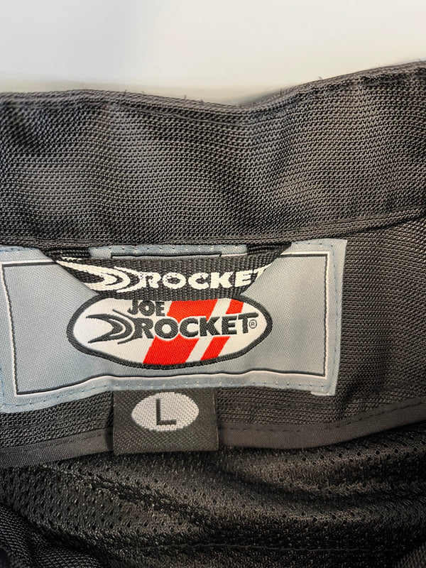 ジョーロケット JOE ROCKET SUZUKI YOSHIMURA スズキ ヨシムラ レーシングジャケット ワッペン バイク バイカー 赤 黒 ジャケット ブラック Lサイズ 101MT-5388