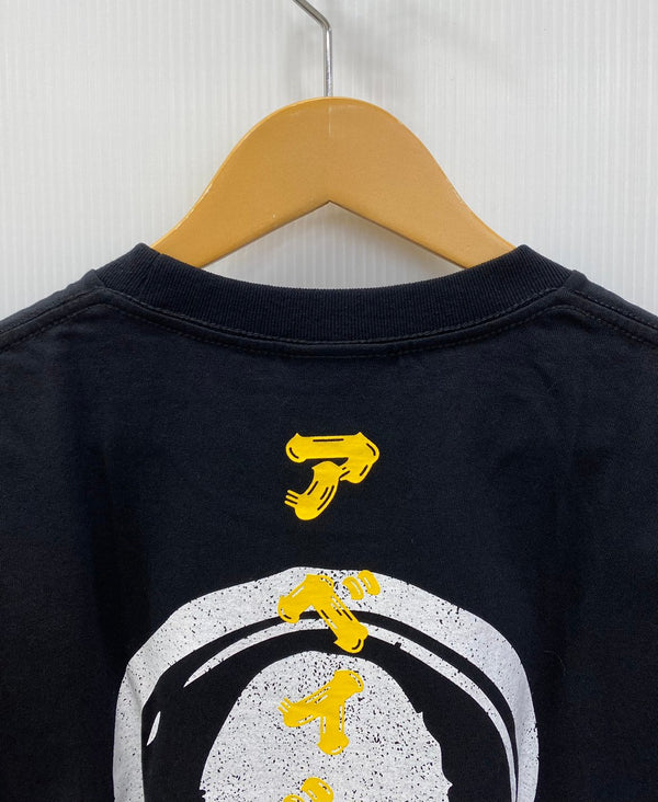 アベイシングエイプ A BATHING APE JAPANESE SEAL TEE 001TEK221076F Tシャツ ブラック Lサイズ