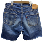 【曜日割引対象外】 リーバイス Levi's 60's 501 BIG E タイプ物 カットオフ ショートパンツ W33 デニム ブルー 201MB-1106 VB