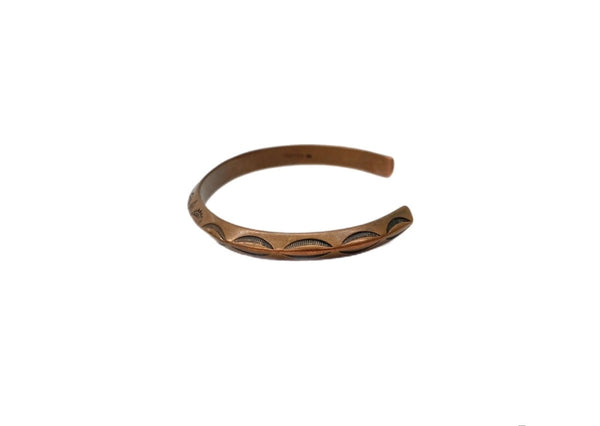 インディアンジュエリー Indian Jewelry Copper Bangle コッパー バングル Wheeler Manufacturing WM ブレスレッド メンズジュエリー バングル・ブレスレット 総柄 オレンジ 104A-76