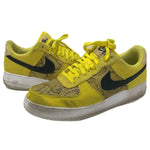ナイキ NIKE エアフォース1 ロー 07 Air Force 1 Low Snakeskin Yellow BQ4424-700  メンズ靴 スニーカー イエロー 26.5cmサイズ 201-shoes1423