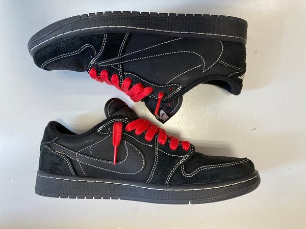 【曜日割引対象外】ナイキ NIKE Travis Scott Nike Air Jordan 1 Low OG SP Black Phantom トラヴィススコット ナイキ エアジョーダン1 ロー OG SP ブラック ファントム DM7866-001 メンズ靴 スニーカー ブラック 27cm 101-shoes1797