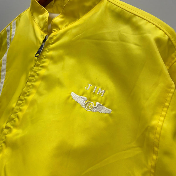 【曜日割引対象外】 ヴィンテージ vintage 60's 70's PEANUTS スヌーピー 刺繍 レーシングジャケット ジャケット イエロー 201MT-4862 VB