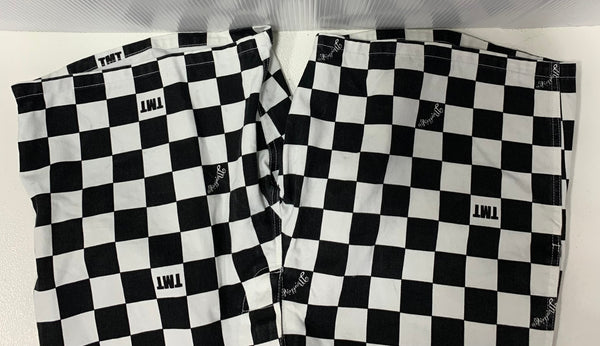 ティーエムティー TMT Marbles Walkway CHECKER SHORTS ハーフパンツ ブラック 201MB-1092