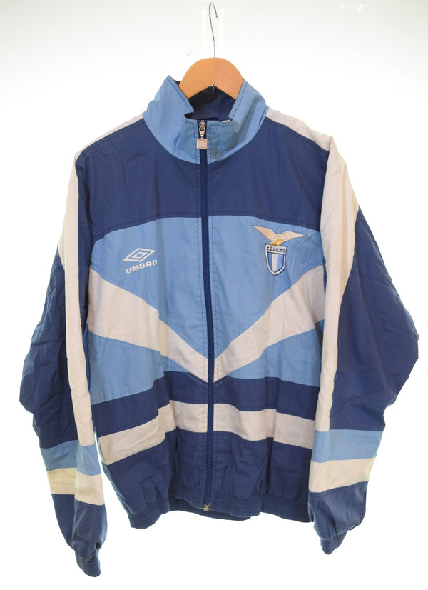 アンブロ UMBRO 90s S.S.LAZIOラツィオ ナイロンジャケット スタジャン ユニフォーム ジャケット ブルー Sサイズ 103MT-3071