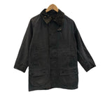 バブアー BARBOUR 90's 90年代 3ワラント BEAUFORT ビューフォート ワックス コットン オイルドジャケット ハーフコート VINTAGE ヴィンテージ A155 C38 ジャケット ネイビー 101MT-5339