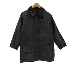 バブアー BARBOUR 90's 90年代 3ワラント BEAUFORT ビューフォート ワックス コットン オイルドジャケット ハーフコート VINTAGE ヴィンテージ A155 C38 ジャケット ネイビー 101MT-5339